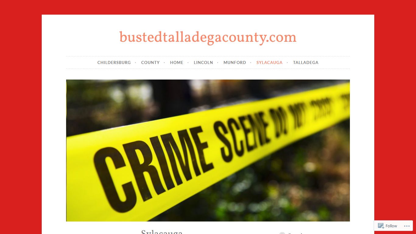 Sylacauga – bustedtalladegacounty.com